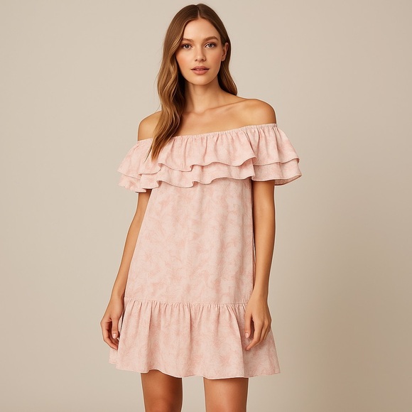 Lisa Marie Fernandez Pink Midi Dress 🌷 - Picture 1 of 10